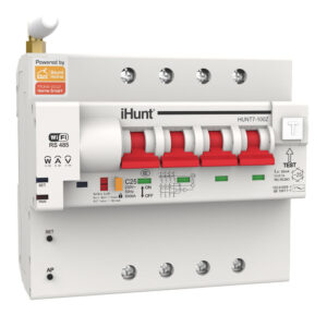 iHunt Home WIFI Smart Metering Leakage Circuit Breaker 4P 32A - Siguranta automata inteligenta cu contorizare