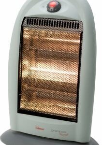 Radiator cu halogen Bimar Granluce, Termostat, Oscilatie, Putere incalzire pana la 1200W, 3 Trepte incalzire, Protectie IP20