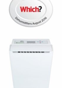Dezumidificator Meaco DD8L Zambezi, 12l/zi, Debit 150mc/h, Pentru 25mp, Higrostat, Timer, Functie ionizare si blocare copii