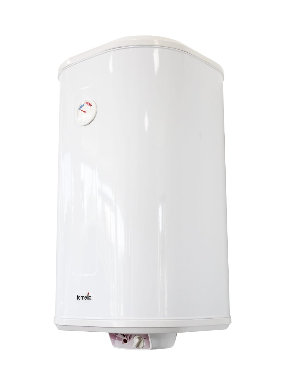 Boiler electric Fornello Prismatic 100 litri, 2000 watt, reglaj extern al temperaturii, emailat cu titan, cablu, stecher , supapa de siguranta