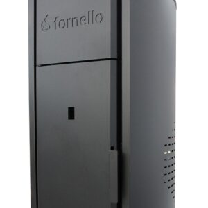 Centrala pe peleti Fornello Royal B 25 KW, pompa circulatie, vas expansiune, telecomanda, buncar tiraj fortat, recomandat pentru 160 mp, Negru