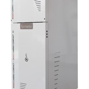 Centrala termica compacta pe peleti Fornello Rossi Camino Compact 35 kw, pompa de circulatie, vas expansiune, tiraj fortat, curatare manuala a arzatorului si a drumurilor de fum, Ecodesign, A+