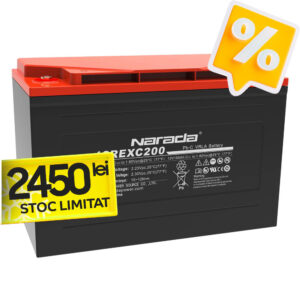 Acumulator plumb-carbon iHunt 12V 200Ah 12REXC-200 7000 cicluri cu sistem anti-incendiu