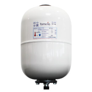 Vas expansiune sanitar Fornello 12 litri, vertical culoare alb, presiune maxima 10 bar, membrana EPDM
