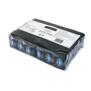 Prezervative groase PASANTE EXTRA THICK, cu lubrifiant suplimentar, 1 cutie x 144 buc