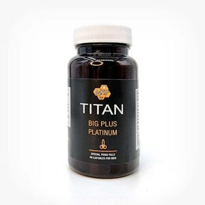 Capsule TITAN BIG Plus Platinum, pentru marirea penisului, 60 buc